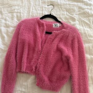 Princess Polly Pink Cropped Cardigan